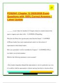 POS2041 Chapter 12 2025&sol;2026 Exam  Questions with 100&percnt; Correct Answers &vert;  Latest Update