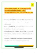 POS2041 Chapter 14 2025&sol;2026 Exam  Questions and Answers 100&percnt;  Guaranteed Success &vert; Already Rated A&plus;