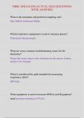 NBRC SDS EXAM &lpar;ACTUAL 2025&rpar; QUESTIONS  WITH ANSWERS