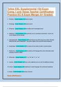 TeXes ESL Supplemental 154 Exam Comp 1 and Texas Teacher Certification Practice EC-6 Exam Merger A&plus; Graded
