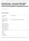 DANB RHS EXAM - study guide 2025 UPDATE Verified Questions And Answers &vert; With 100&percnt; Correct Answers graded A&plus; Guaranteed Success&excl;&excl;