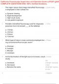 California Fluoroscopy Supervisor and Operator Exam LATEST &lpar;2025&rpar; COMPLETE QUESTIONS With 100&percnt; Verified Solutions&comma;