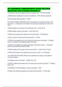 PET GROOMING COMPREHENSIVE EXAM 2025&sol;2026 QUESTIONS AND ANSWERS GRADED A&plus;