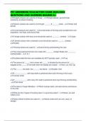 PET GROOMING EVALUATION EXAM 2025&sol;2026 QUESTIONS AND ANSWERS GRADED A&plus;