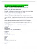 PET GROOMING EXAMINATION TEST 2025&sol;2026 QUESTIONS AND ANSWERS GRADED A&plus;