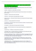 PET GROOMING EXAMS SCRIPT 2025&sol;2026 QUESTIONS AND ANSWERS GRADED A&plus;