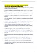 RPA LEVEL 3 COMPREHENSIVE EXAM 2025&sol;2026 QUESTIONS AND ANSWERS RATED A&plus;