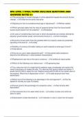 RPA LEVEL 3 FINAL PAPER 2025&sol;2026 QUESTIONS AND ANSWERS RATED A&plus;