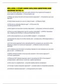 RPA LEVEL 3 STUDY GUIDE 2025&sol;2026 QUESTIONS AND ANSWERS RATED A&plus;