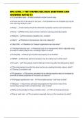 RPA LEVEL 3 TEST PAPER 2025&sol;2026 QUESTIONS AND ANSWERS RATED A&plus;