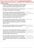Relias medical surgical RN A ACTUAL EXAM QUESTIONS WITH COMPLETE SOLUTION GUIDE &lpar;A&plus; GRADED 100&percnt; VERIFIED&rpar; LATEST VERSION 2025&excl;&excl;