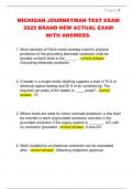 MICHIGAN PESTICIDE APPLICATOR  LICENSE CORE COMMERCIAL EXAM 2025  BRAND NEW ACTUAL EXAM WITH  ANSWERS&period; 