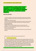 ATI FUNDAMENTALS PROCTORED EXAM&period; &sol;&sol;  GRADED A&plus; &sol;&sol; ATI FUNDAMENTALS WITH  QUESTIONS AND 100&percnt; VERIFIED ANSWERS  WITH RATIONALES&period; &sol;&sol; 2025&sol;2026 LATEST  UPDATE&period; &sol;&sol;