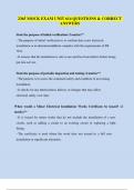 2365 MOCK EXAM UNIT 614 QUESTIONS & CORRECT  ANSWERS