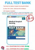 Test Bank for Medical-Surgical Nursing 8th Edition by Mary Ann Linton&comma; Adrianne Dill&semi; Matteson&period; All chapters 1-63 included&period;