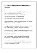 BYU Marketing 201 Exam 1 questions with answers