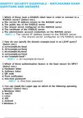 Identity Security Essentials &ndash; WatchGuard Exam Questions and Answers