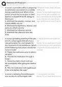 Pediatrics ATI Practice A