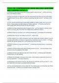 TEXAS CDL COMPREHENSIVE EXAM 2025&sol;2026 QUESTIONS AND ANSWERS RATED A&plus;