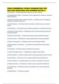 TEXAS COMMERCIAL VEHICLE EXAMINATION TEST 2025&sol;2026 QUESTIONS AND ANSWERS RATED A&plus;