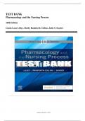 Test Bank For Pharmacology And The Nursing Process 10th Edition By Linda Lilley&comma; Shelly Collins&comma; Julie Snyder &vert; 9780323827973 &vert; &vert;Chapter 1-58 &vert; All Chapters With Answers And Rationales