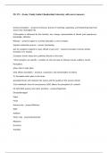 NU 272 &ndash; Exam 1 Study Guide Chamberlain University with correct answers