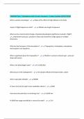 CAMATA  EXAMS BUNDLE PACKAGE&colon;&colon;&colon;&colon;&colon;Questions with Complete Solutions &vert; Verified