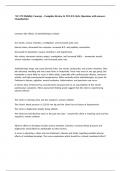 NU 272 Mobility Concept &ndash; Complete Review & NCLEX-Style Questions with answers Chamberlain