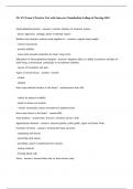 NU 272 Exam 2 Practice Test with Answers Chamberlain College of Nursing 2025
