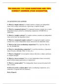 ENGLISH 1101 &sol;ENGL 1101 PACKAGED EXAMS