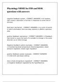 Physiology NBME for FBS and MSK questions with answers