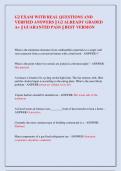 G2 EXAM WITH REAL QUESTIONS AND  VERFIED ANSWERS &vert;&vert; G2 ALREADY GRADED  A&plus; &vert;&vert; GUARANTED PASS &vert;&vert; BEST VERSION