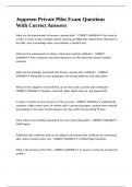 Jeppesen Private Pilot Exam Questions With Correct Answers