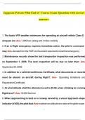 Jeppesen Private Pilot End of Course Exam Question with correct answers