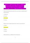 ATI Engage Community Health&colon; Using  Evidence-Module&colon; Epidemiology Questions and Answers &vert; Latest  Version &vert; 2025&sol;2026 &vert; Correct & Verified 