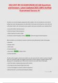  HESI Exit RN V6 Exam &lpar;New&rpar; &vert; 160 Verified Questions and Answers &vert; 2025 Update for A&plus; Success