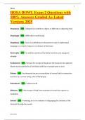 HOSA BOWL Exam 2 Questions with 100- Answers Graded A&plus; Latest Versions 2025&period;