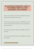 PLATINUM PLANNER EMT- APPLY A NON-REBREATHER EXAM 2025 QUESTIONS AND ANSWERS