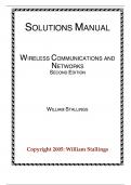 SOLUTIONS MANUAL WIRELESS COMMUNICATIONS AND NETWORKS SECOND EDITION WILLIAM STALLINGS