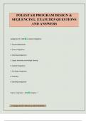 POLESTAR PROGRAM DESIGN & SEQUENCING&period; EXAM 2025 QUESTIONS AND ANSWERS
