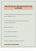 PRT 266 EXAM 2 2025 QUESTIONS AND ANSWERS