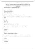 RED SEAL EXAM PRACTICE 2 EXAM UPDATED QUESTIONS AND ANSWERS