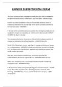 ILLINOIS SUPPLEMENTAL EXAM QUESTIONS AND ANSWERS 2025