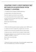 CHAPTER 3 EMT LATEST EDITION 2025 &ndash; Revised Exam Questions with Correct Answers