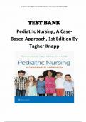 Test Bank for Pediatric Nursing A Case-Based Approach 1st Edition by Tagher Knapp
