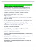 TISSUE INTEGRITY ATI COMPREHENSIVE EXAM 2025&sol;2026 QUESTIONS AND ANSWERS GRADED A&plus;