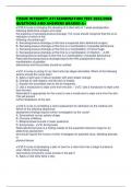 TISSUE INTEGRITY ATI EXAMINATION TEST 2025&sol;2026 QUESTIONS AND ANSWERS GRADED A&plus;