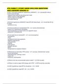 UTA FAMILY 3 STUDY GUIDE 2025&sol;2026 QUESTIONS AND ANSWERS GRADED A&plus;