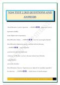 N244 TEST 2 2025 QUESTIONS AND ANSWERS