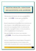 N244 Exam Bundle 2025 &vert;Questions and Answers&vert; 100&percnt; Solved 